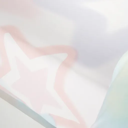 Ombre Stars White Single Fitted Sheet 2