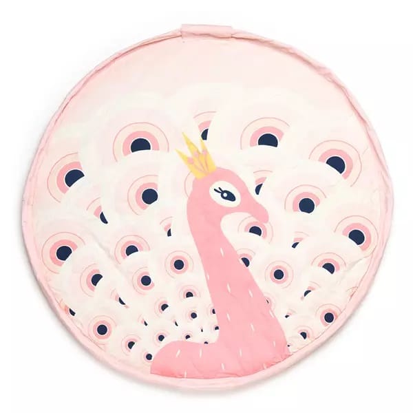 Play & Go Soft Toy Storage Bag and Playmat Pink - Image 2