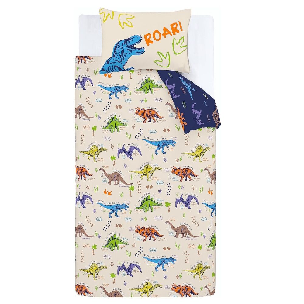 Prehistoric Dinosaur Duvet Cover Set - Single - Image 5