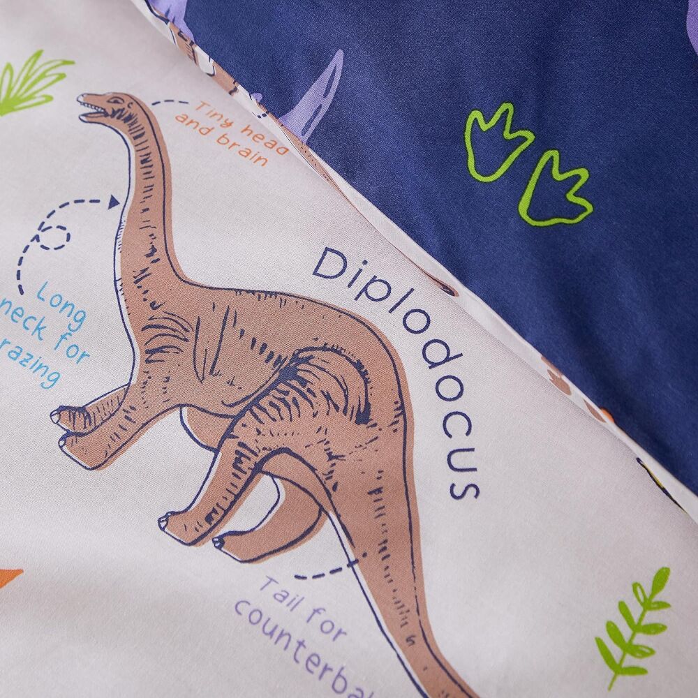 Prehistoric Dinosaur Duvet Cover Set - Single - Image 4