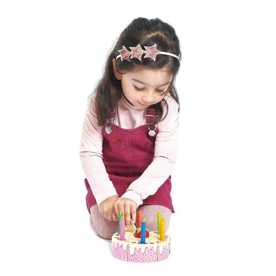 Tenderleaf Toys Rainbow Birthday Cake - Image 4