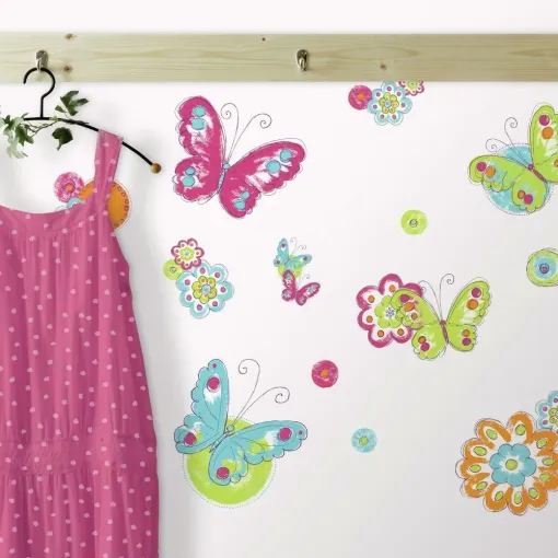 RoomMates Brushwork Butterfly Wall Stickers 1 1
