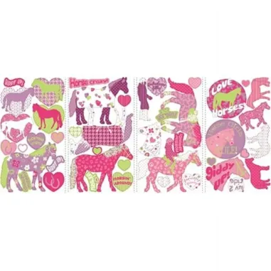 RoomMates Crazy Horse kids Wall Stickers 1