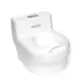 The Skip Hop Made For Me Potty is a modern potty that has the look of a grown-up toilet, helping little ones transition to the real thing with confidence!
