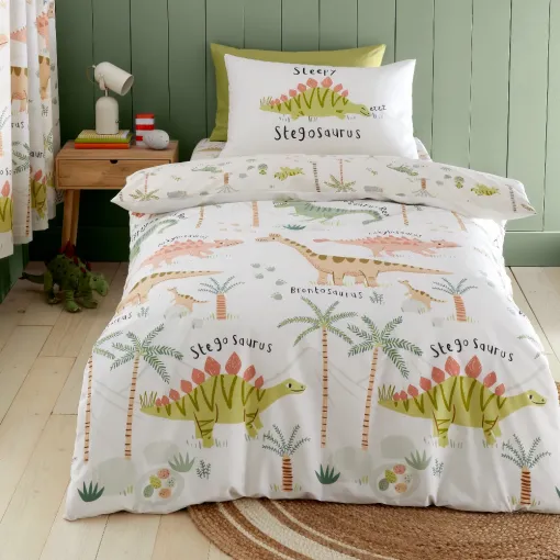 Sleepy Dino Toddler Duvet Cover 1