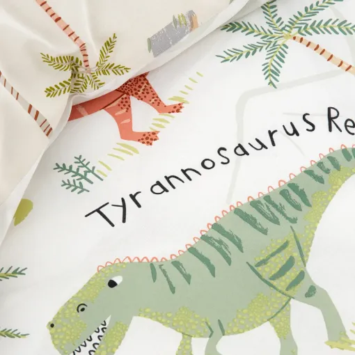 Sleepy Dino Toddler Duvet Cover 4