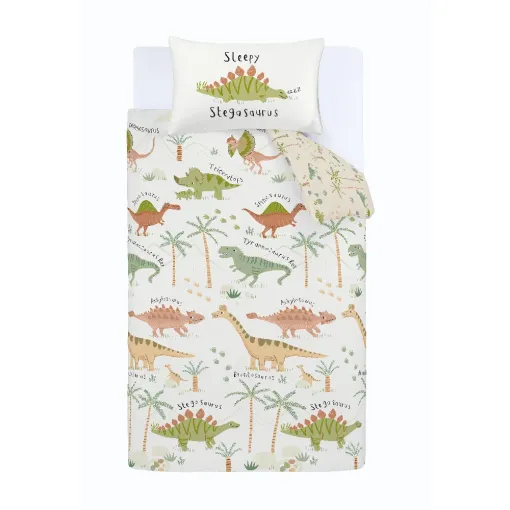 Sleepy Dino Toddler Duvet Cover 5