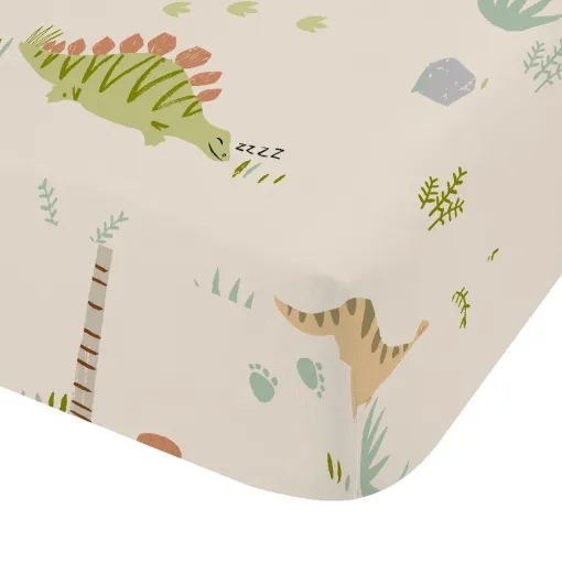 Sleepy Dino Toddler Fitted Sheet 3
