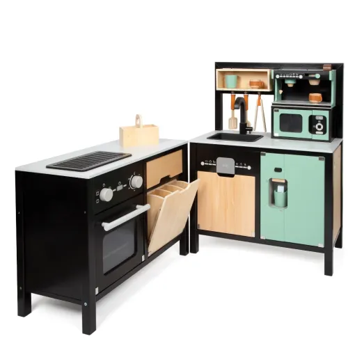 Small Foot Industrial Play Kitchen With Kitchen Island 01