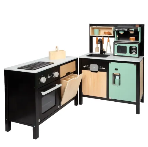 Small Foot Industrial Play Kitchen With Kitchen Island 09