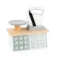This Small Foot Wooden Weighing Scales feature a classic, weighing pan and moving weight indicator, just like the real thing.