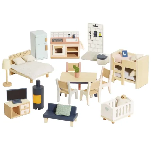 Sophie's Dolls House Starter Furniture & Dolls Bundle 6