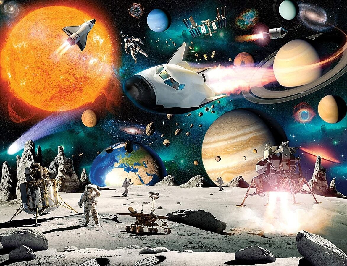 Walltastic Space Adventure Wall Mural - Image 2