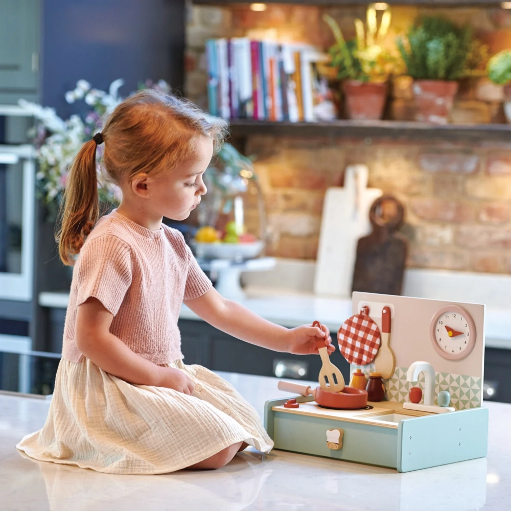 Tender Leaf Toys Portable Kitchenette 6
