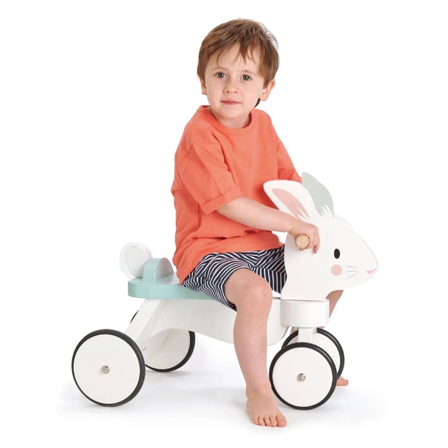Tender Leaf Toys Running Rabbit Ride-On - Image 3