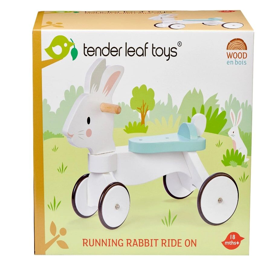 Tender Leaf Toys Running Rabbit Ride-On - Image 6