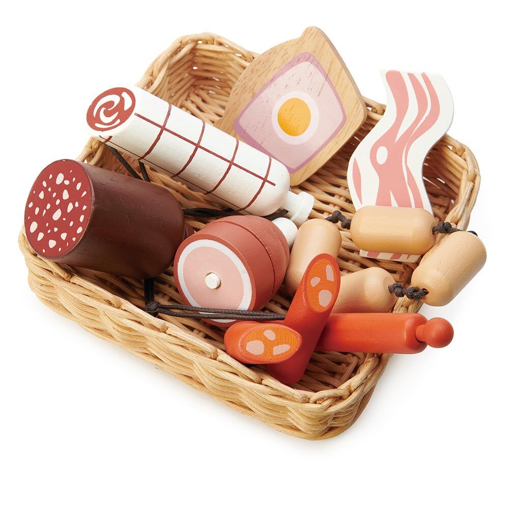 Tenderleaf Toys Charcuterie Basket would be a wonderful addition to any wooden play kitchen or shop. Suitable for 3 Years +