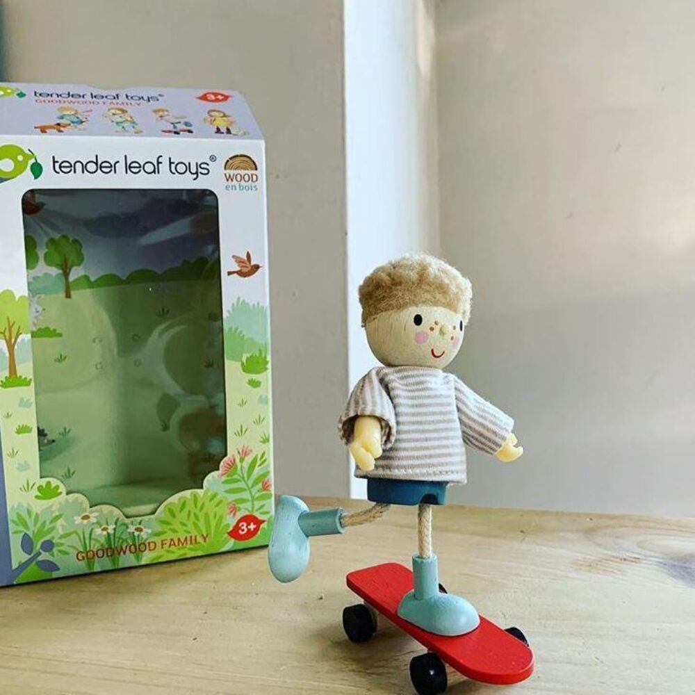Tenderleaf Toys Edward and his Skateboard - Image 4