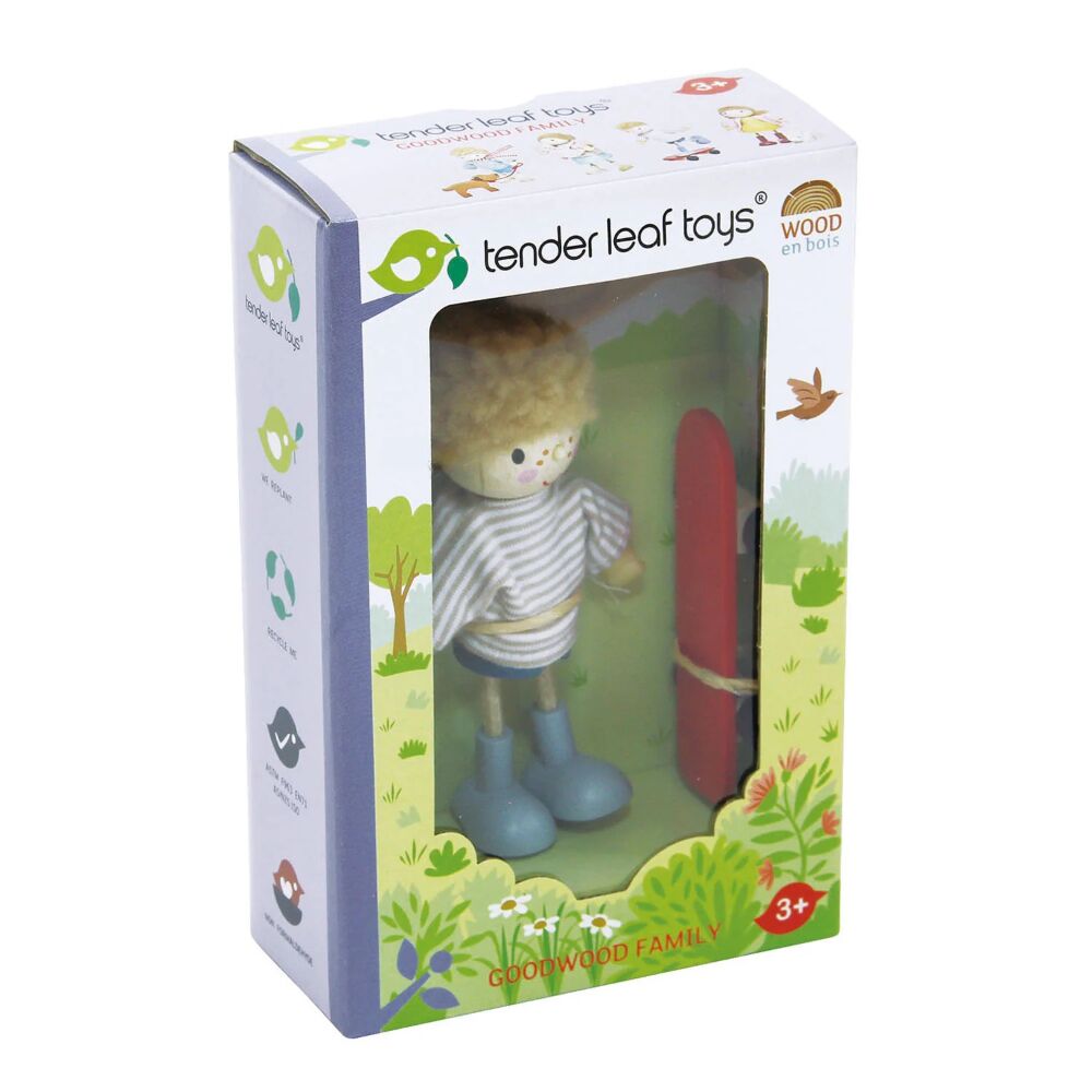 Tenderleaf Toys Edward and his Skateboard - Image 5
