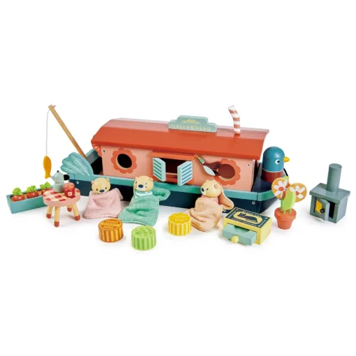 Tenderleaf Toys Little Otter Canal Boat 2