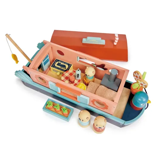 Tenderleaf Toys Little Otter Canal Boat 3