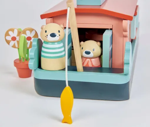 Tenderleaf Toys Little Otter Canal Boat 5