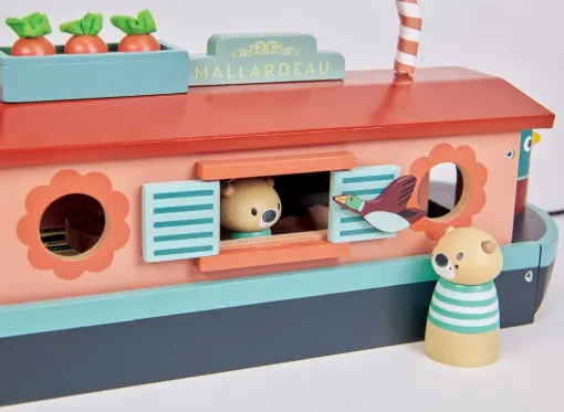 Tenderleaf Toys Little Otter Canal Boat 6