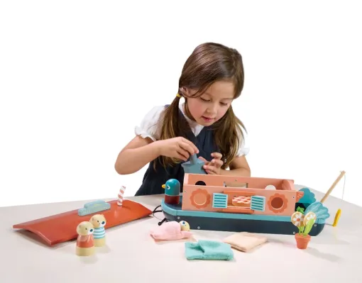 Tenderleaf Toys Little Otter Canal Boat 8