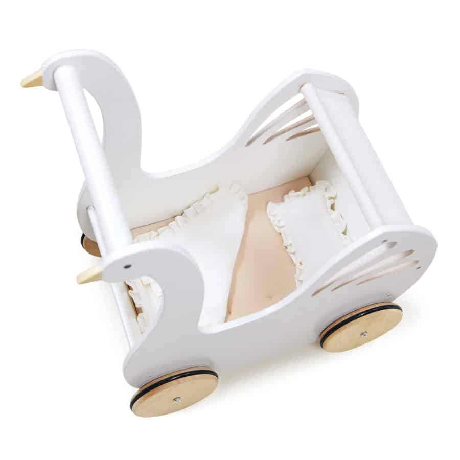 Tenderleaf Sweet Swan Dolls Pram - Image 5