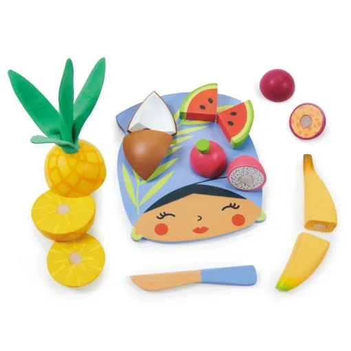 Tenderleaf Toys Tropical Fruit Chopping Board 2