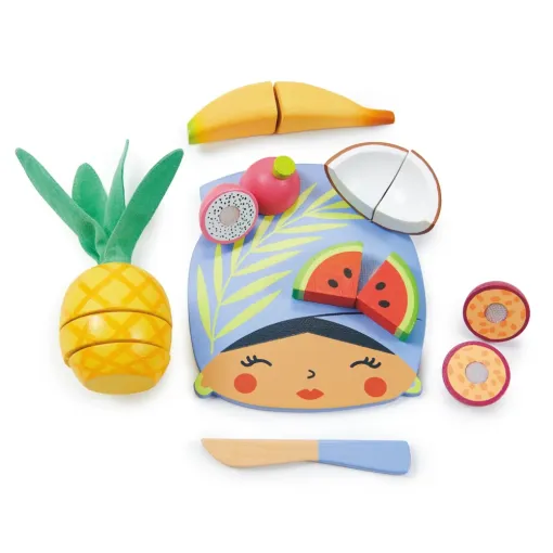 Tenderleaf Toys Tropical Fruit Chopping Board 6