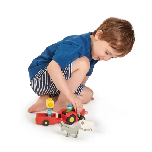 Tenderleaf Toys Tractor and Trailer - Image 3