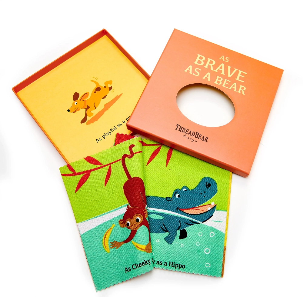Threadbear As Brave as a Bear Rag Book - Image 5