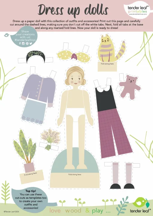 Threadbear Fearne Wooden Doll 6
