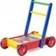 Tidlo Baby Walker With ABC Blocks is a beautiful wooden baby walker with colourful letter and number blocks