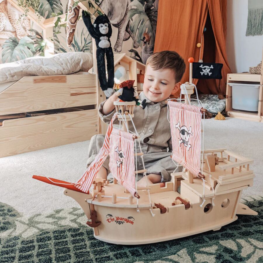 Tidlo Toys Paragon Pirate Ship - Image 2