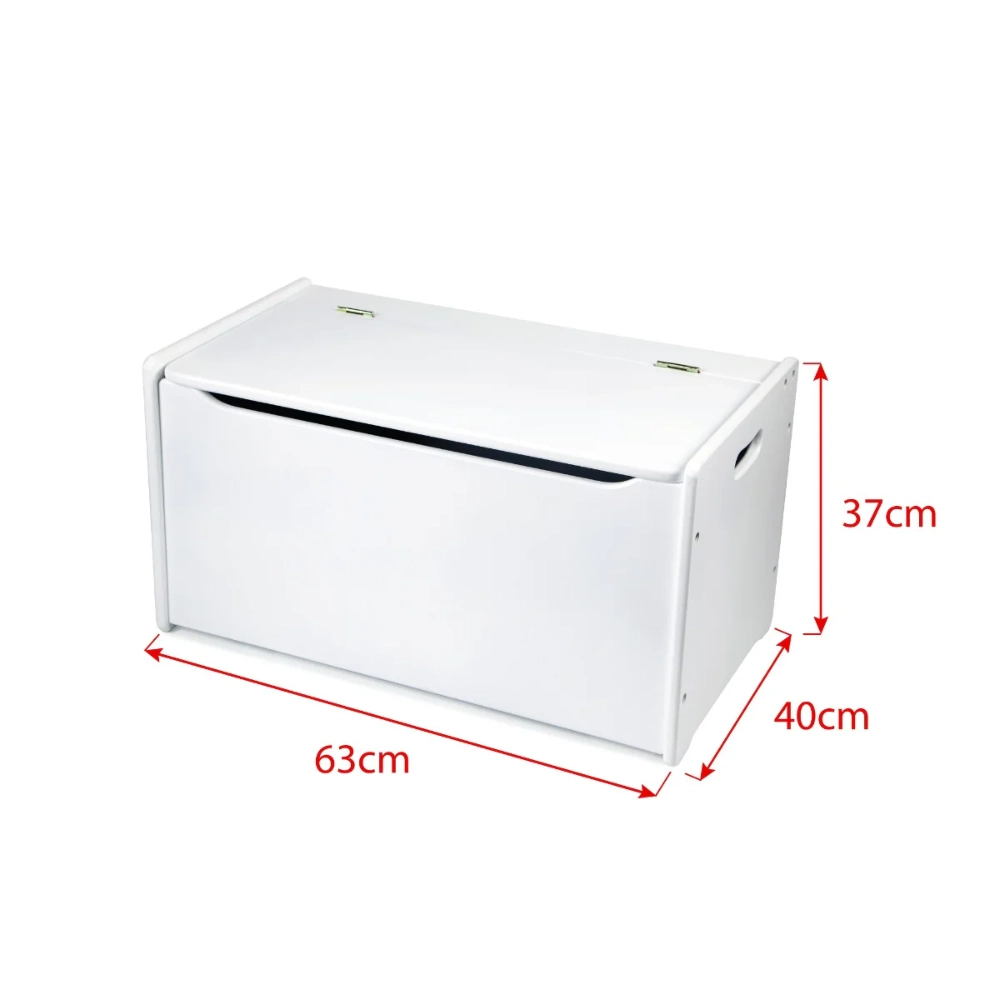 Tidlo Wooden Toychest White 1