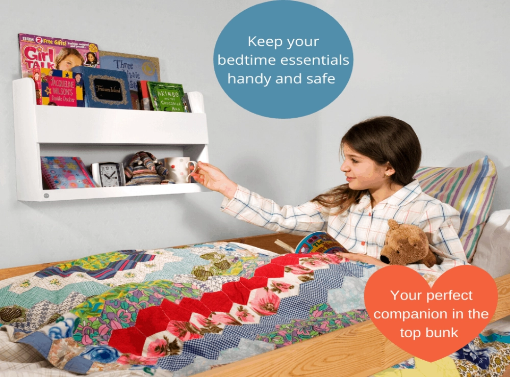 Tidy Books Bunk Bed Buddy White 03