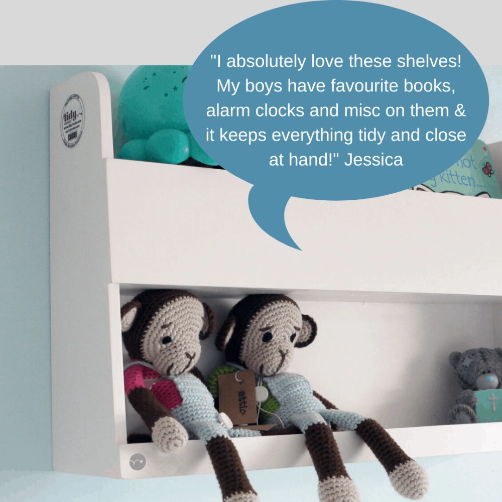 Tidy Books Bunk Bed Buddy White 05