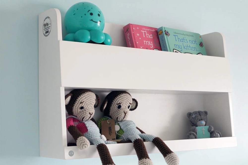 Tidy Books Bunk Bed Buddy White 13