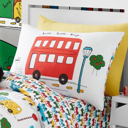Transport Bright Toddler Duvet Set 2