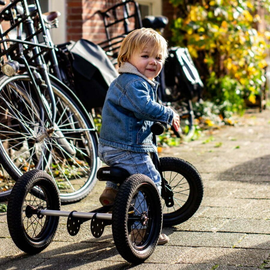 Trybike 2 in 1 Balance Bike Black - Image 4