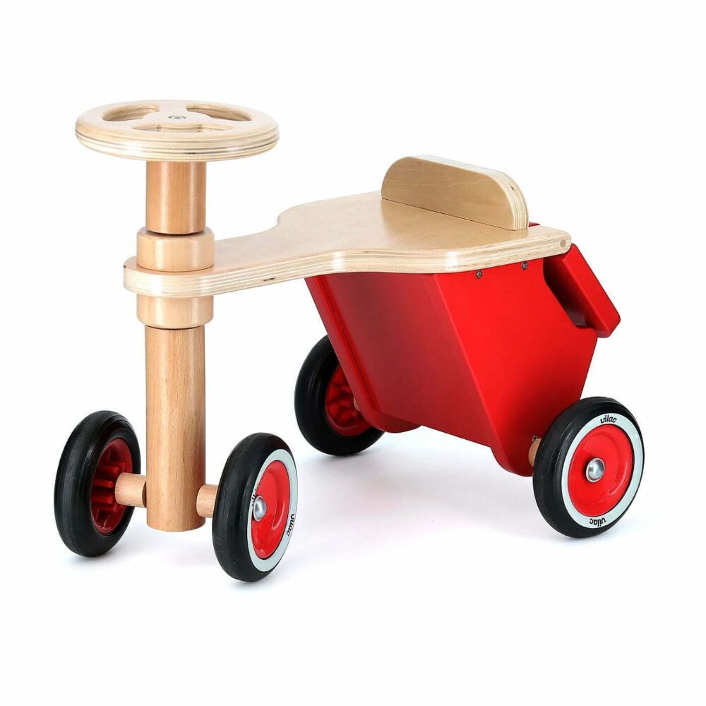 Vilac Postman Ride On Tricycle is a wonderful bright red Postman’s Trike, inspiring hours of imaginative fun for your little ones as they can deliver post