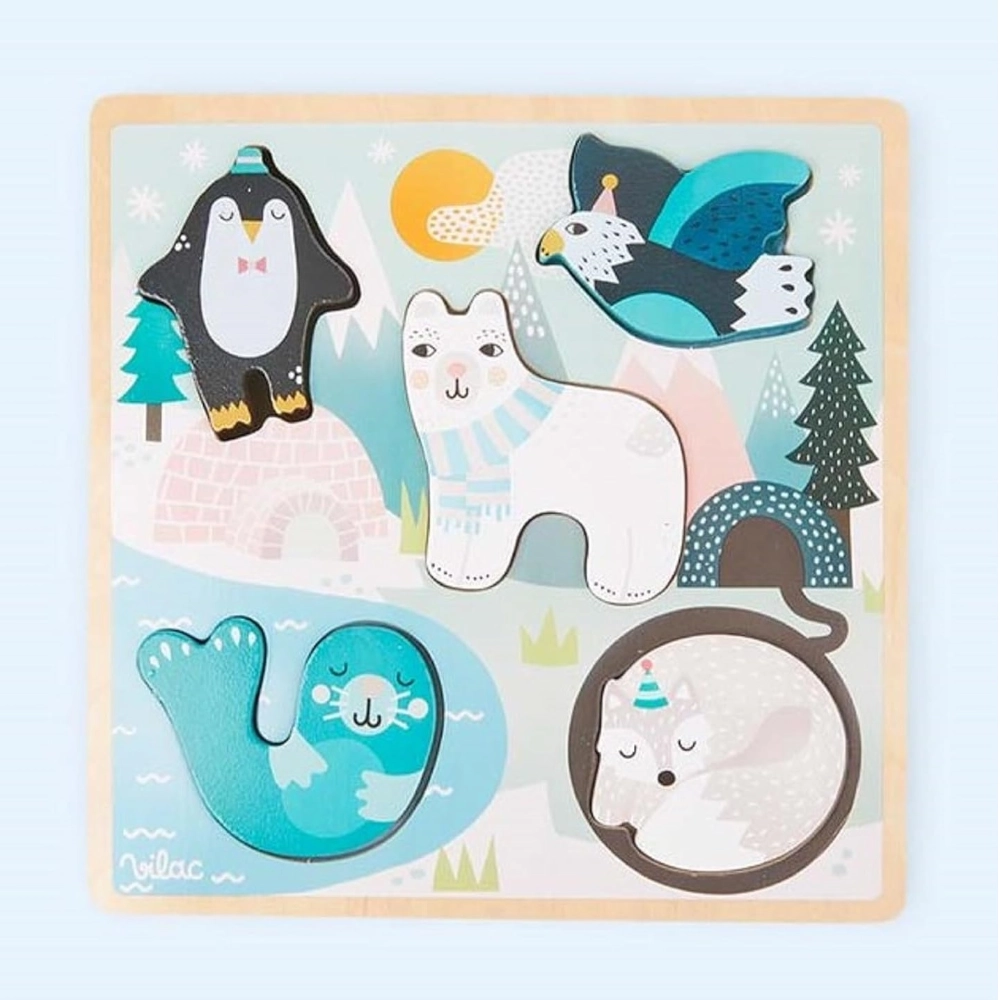 Vilac Touch & Feel Puzzle Iceland 4