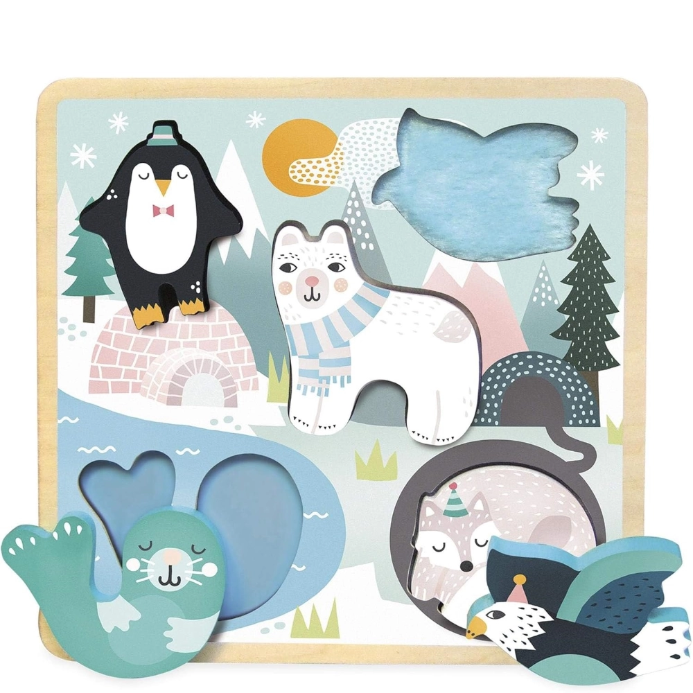 Vilac Touch & Feel Puzzle Iceland 5