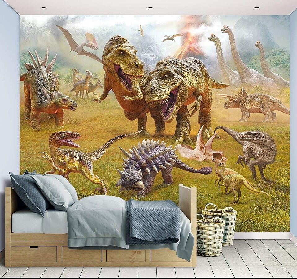 Walltastic Dinosaur Kids Wall Mural - Image 2