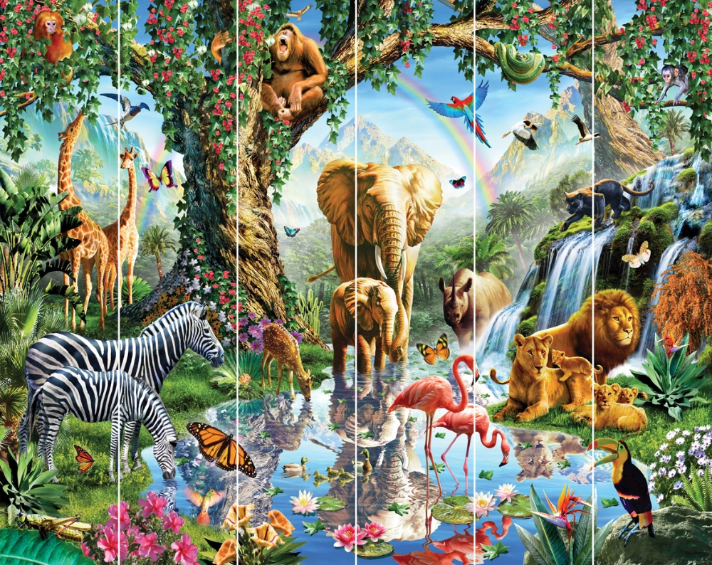Walltastic Jungle Lake Wall Mural 2