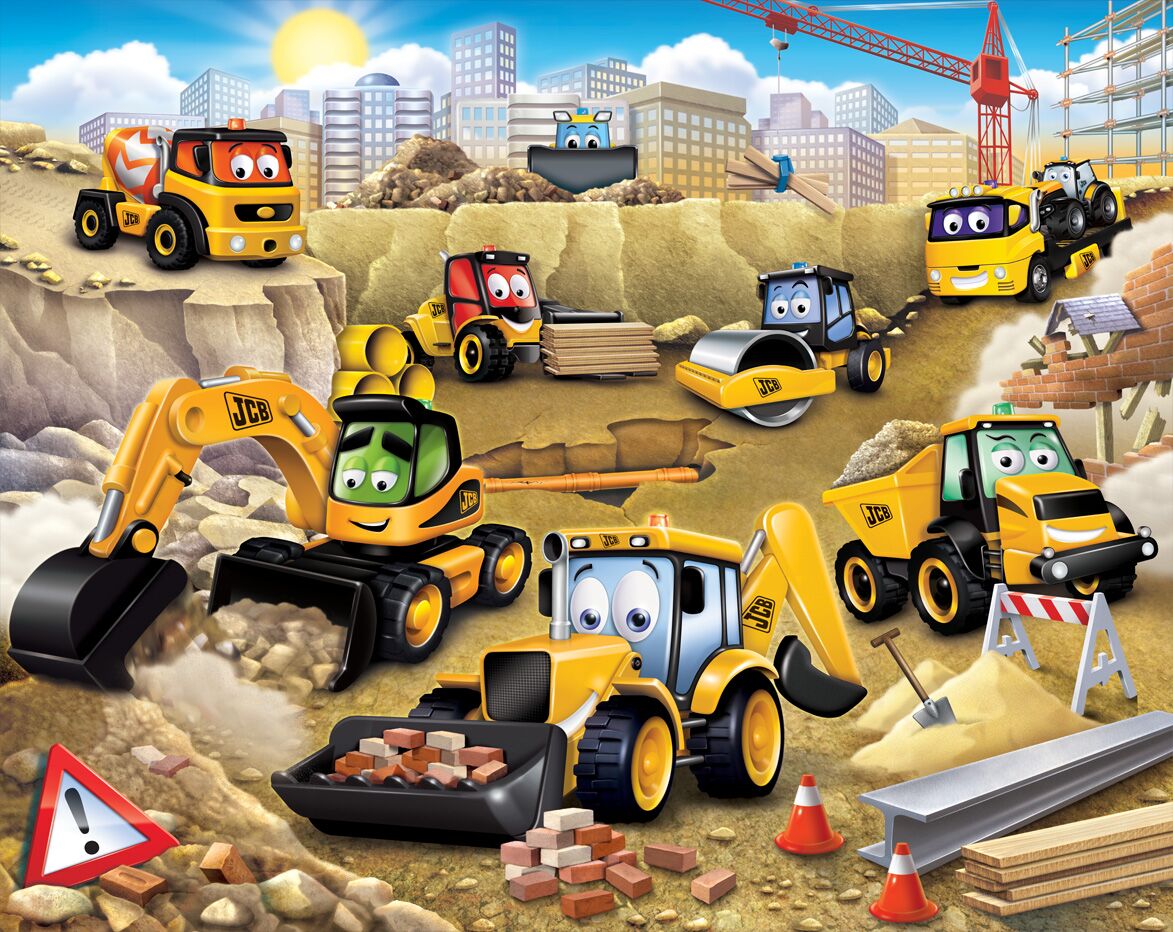 Walltastic My 1 First JCB Wall Mural 2