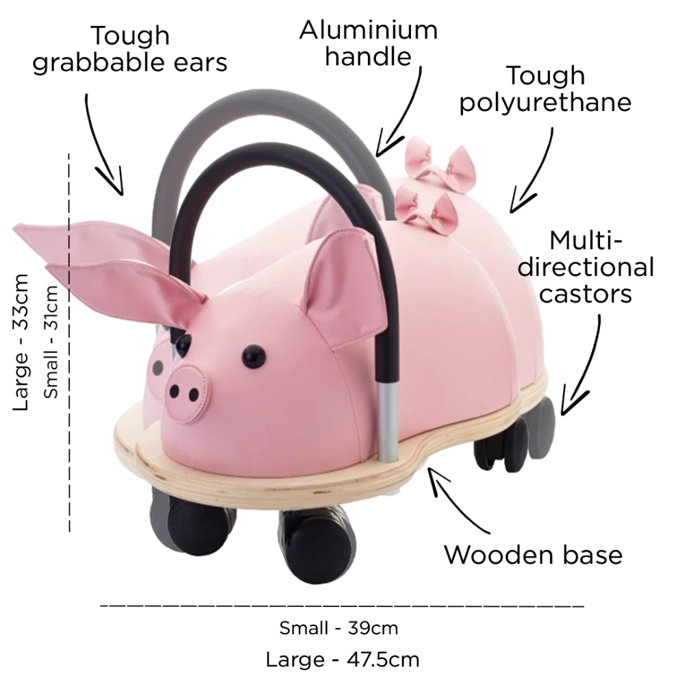 Wheelybug Large Pig - Image 2