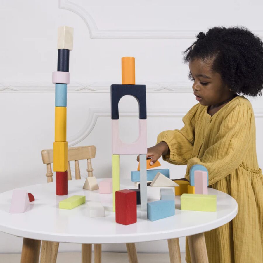 Le Toy Van Building Blocks & Cotton Bag - Image 5